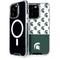 Michigan State University Spartans MSU Split iPhone 15 Pro MagSafe Case